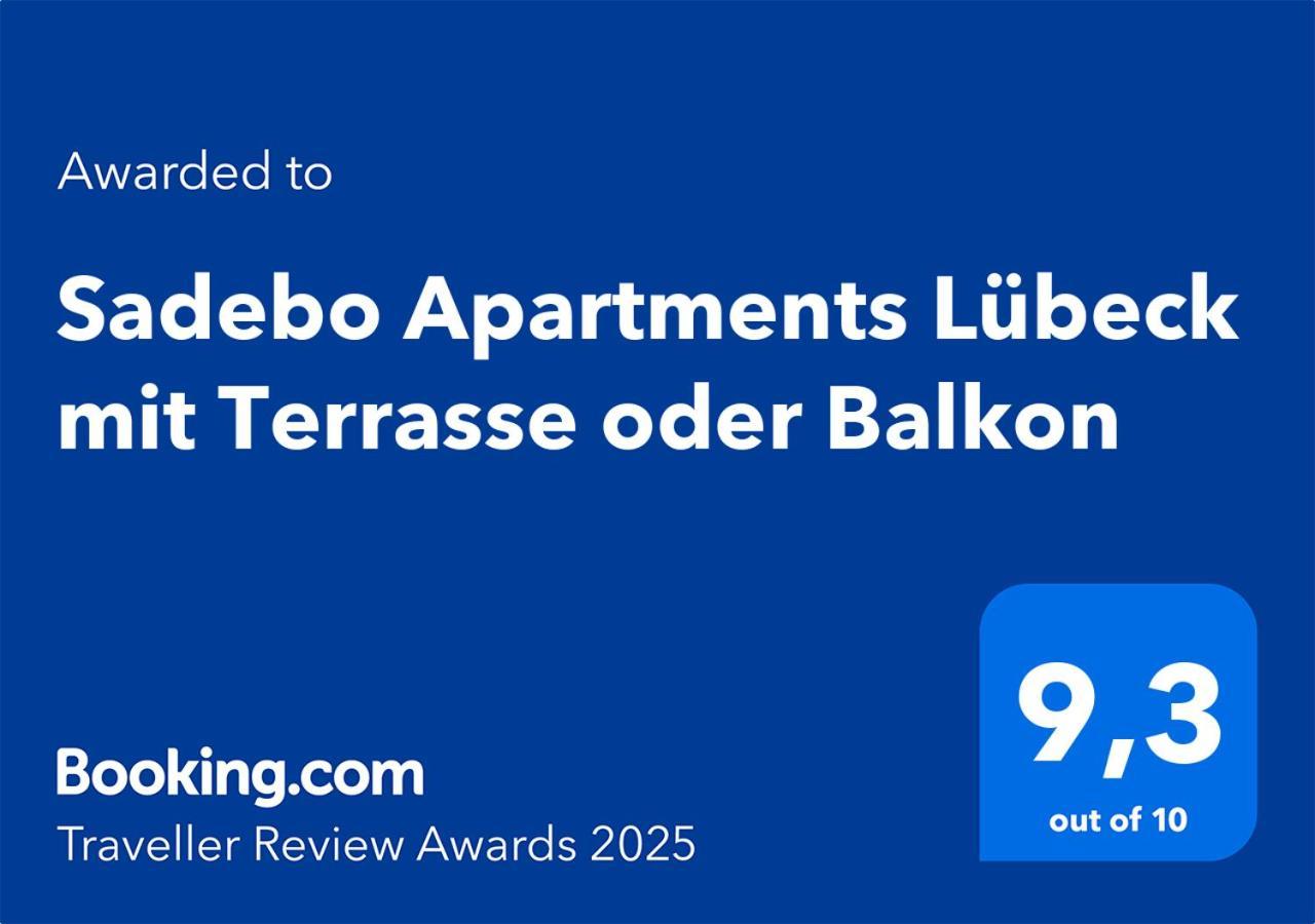 Sadebo Apartments Luebeck Mit Terrasse Oder Balkon Esterno foto